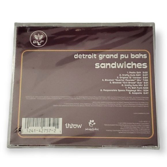 Detroit Grand Pu Bahs - Sandwiches [2000‎ Promotional Single CD] - Picture 2 of 2